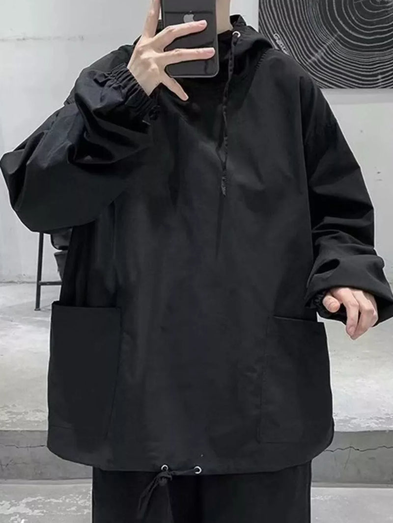 Men's Loose Fit Drawstring Hoodie 1