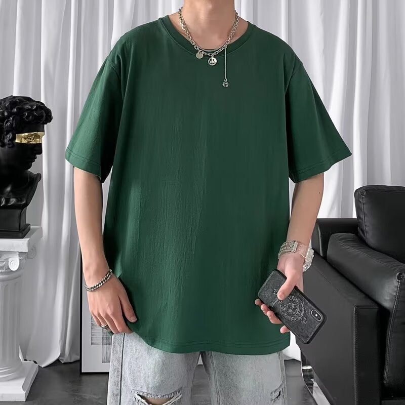 Camiseta de Cuello Redondo de Algodón Everyday