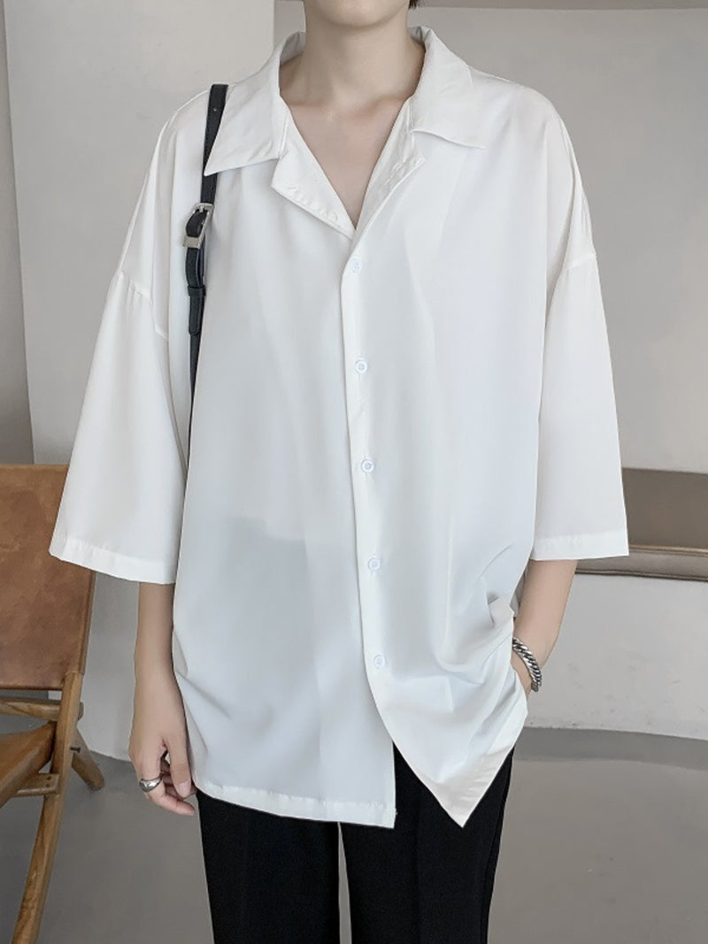 Men's Button Up 3/4 Sleeve Shirt 5