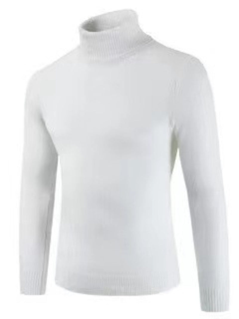 Men's Plus Size Turtleneck Long Sleeve Sweater 8