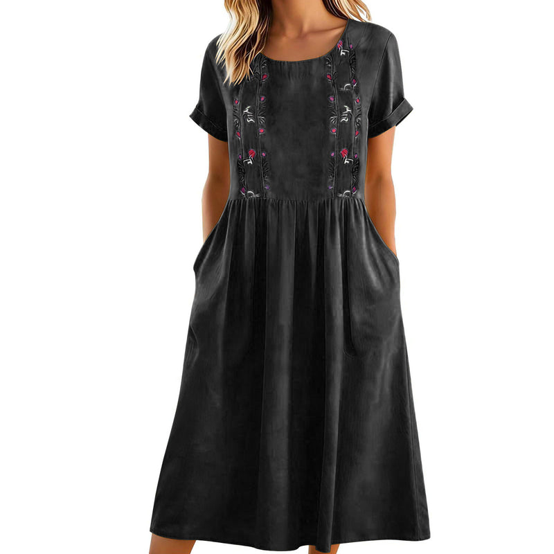 Margot Linen Pinafore Dress 2
