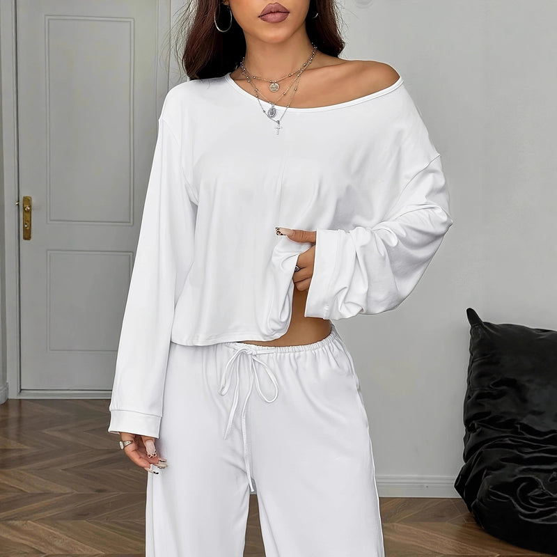Vivienne Satin Top & Trouser Set 5