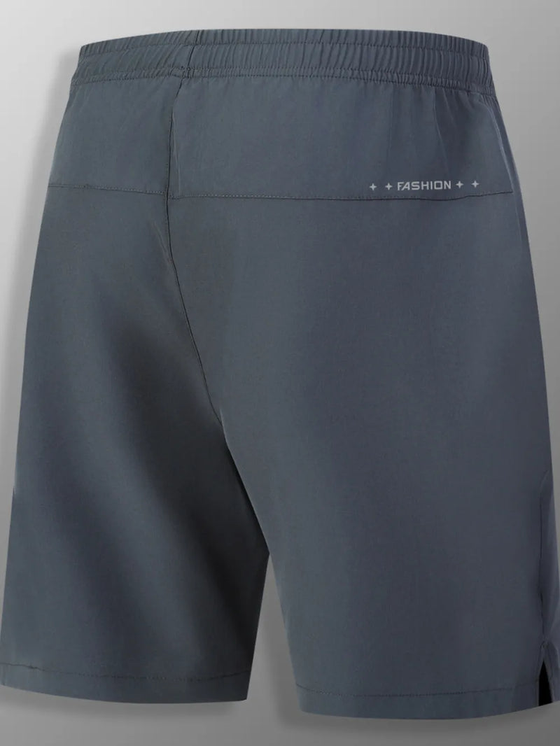 Men's Full Size Quick-Dry Drawstring Shorts Plus Size 5