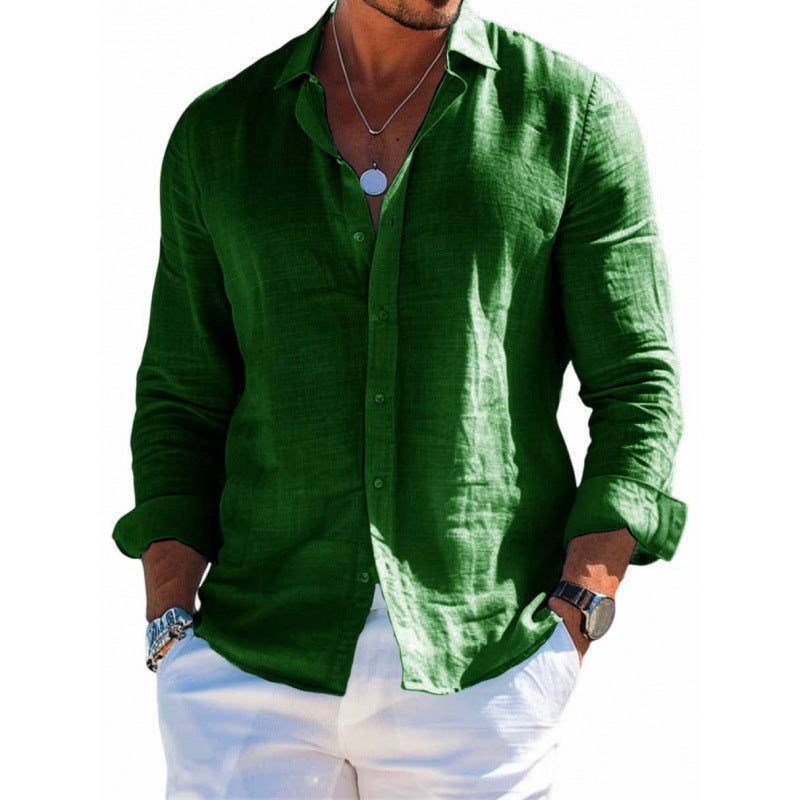 Mason Loose Long-Sleeve Shirt — SF9068