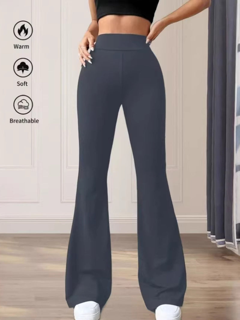 High Waist Flare Pants | Hazel & June Gray
