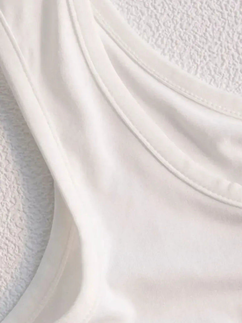 Scoop Neck Wide Strap Tank 8