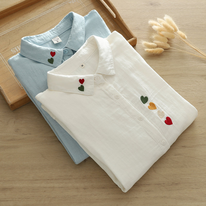 Romy Double-Layer Cotton Shirt 6