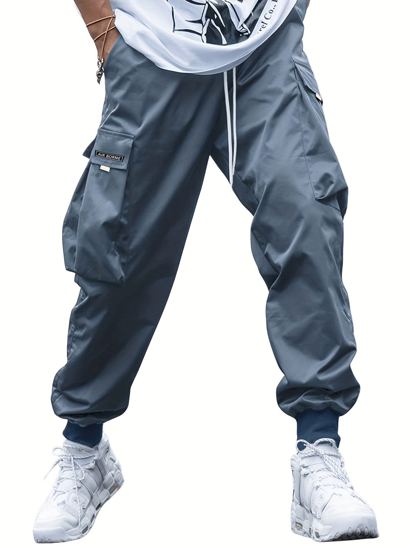 Atlas Multi-Pocket Cargo Pants — Navy Blue