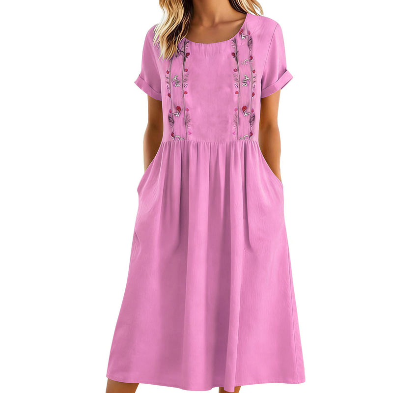 Margot Linen Pinafore Dress 1