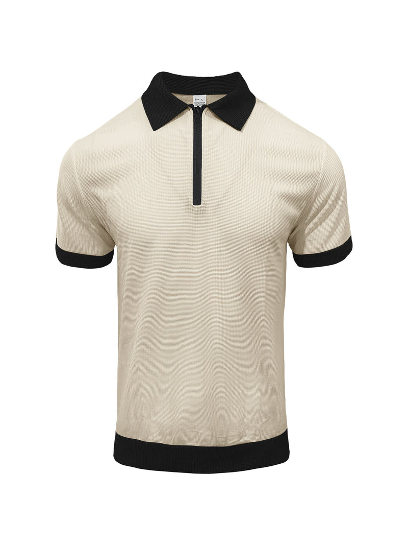 Half-Zip Lapel Polo 6