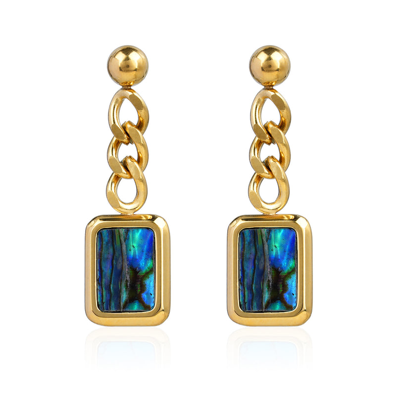 Marea Abalone Shell Drop Earrings