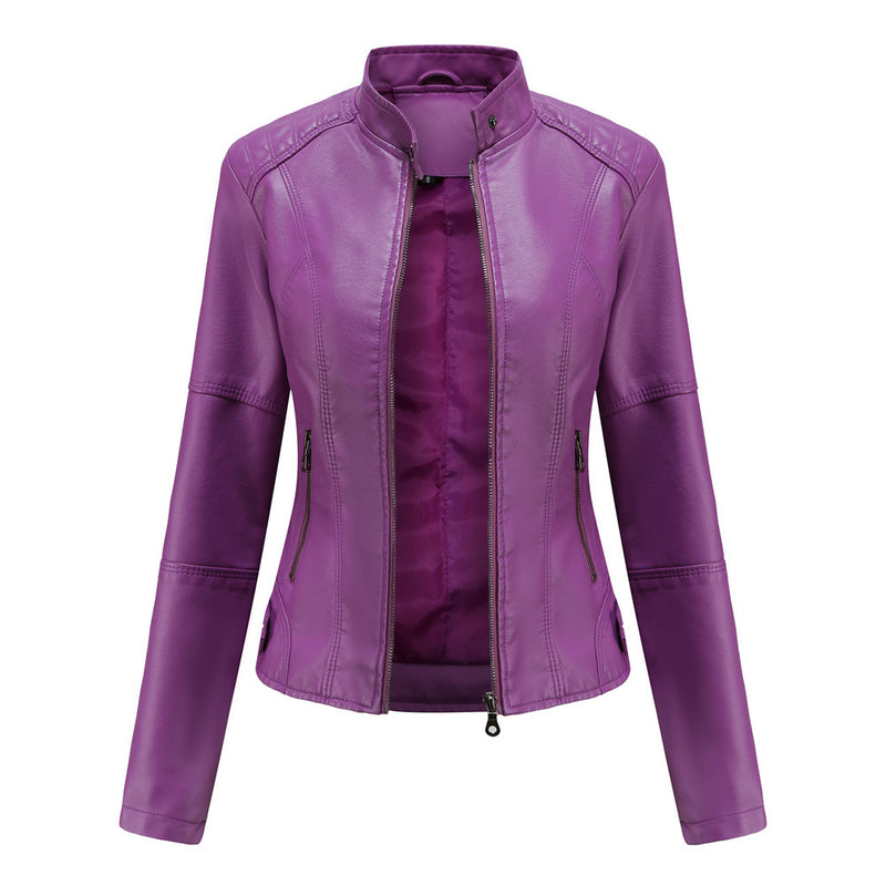Rhea Soft Spring Jacket — Purple