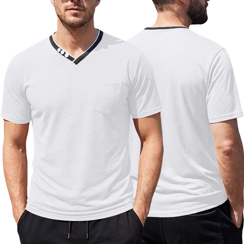 Henley V-Neck Tee 5