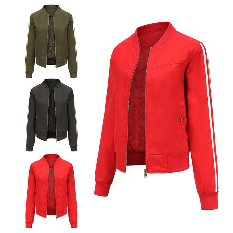 Wren Cropped Bomber Coat 7