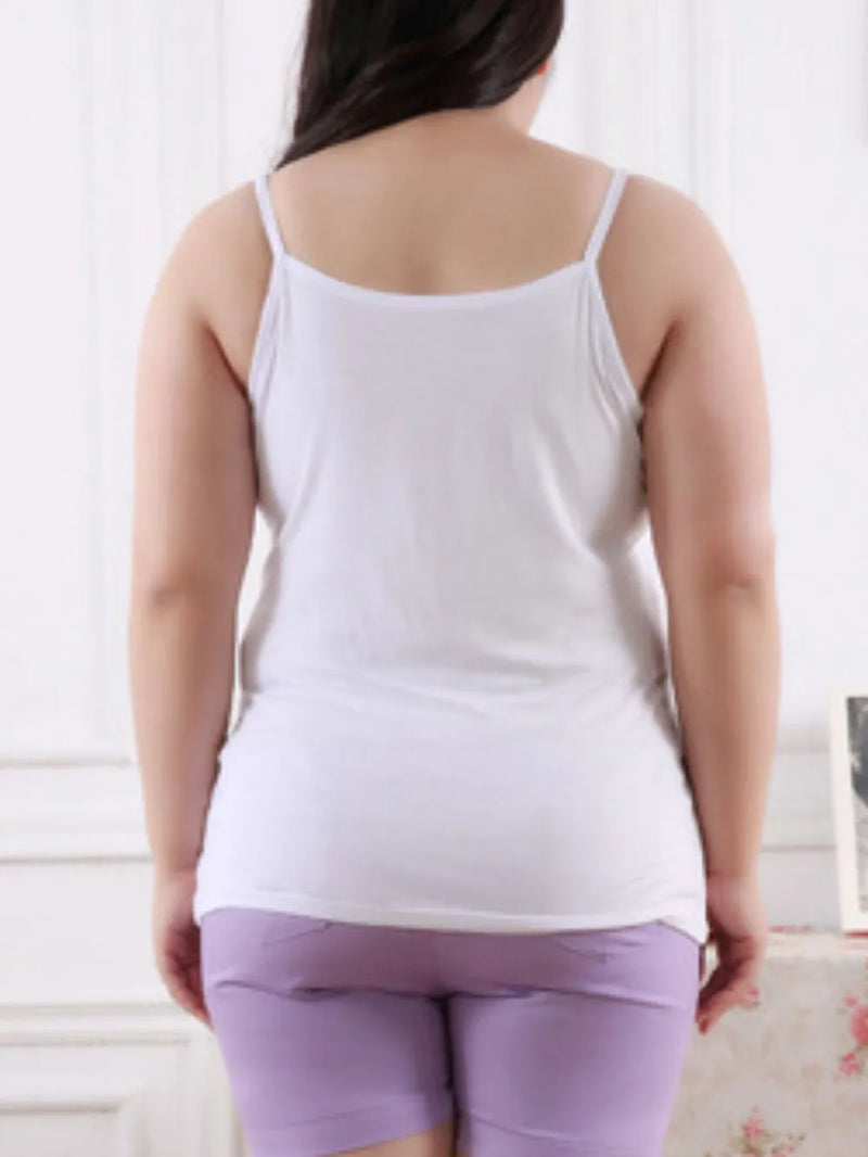 Solid Color Scoop Neck Tank Top 3