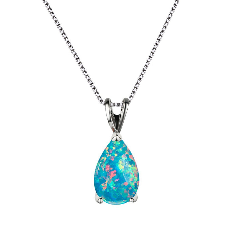 Liora Opal Teardrop Necklace 12