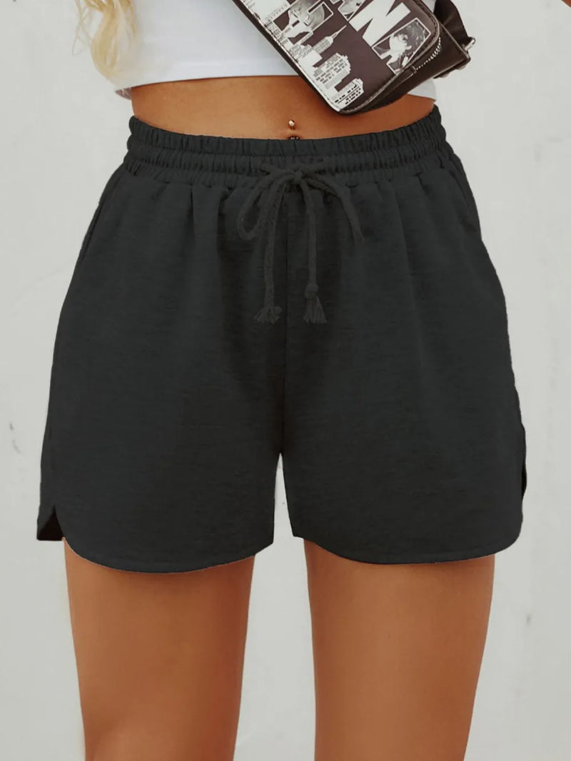 Drawstring Shorts with Pockets 3