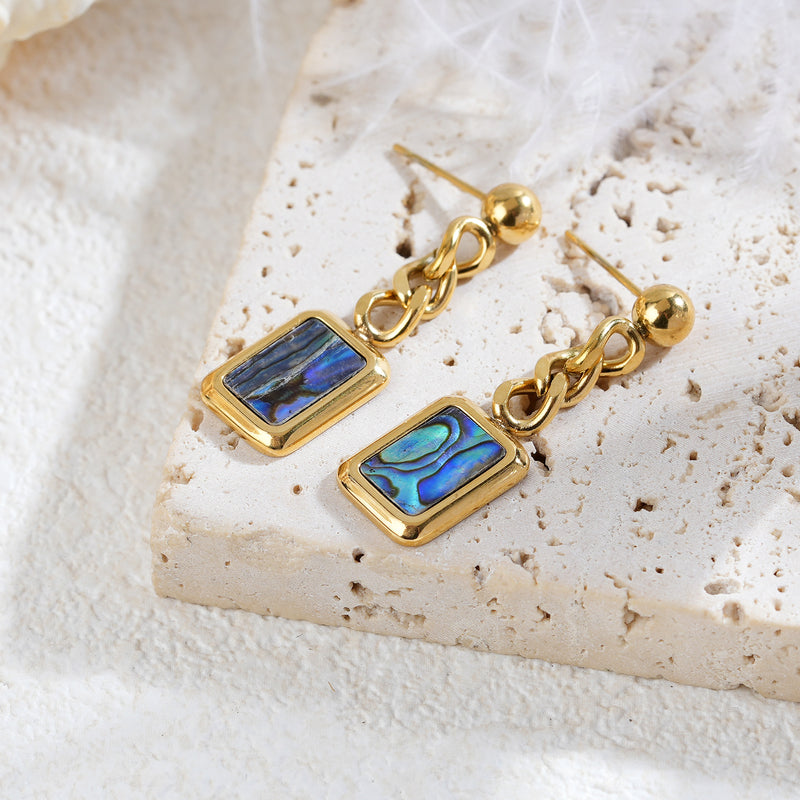 Marea Abalone Shell Drop Earrings
