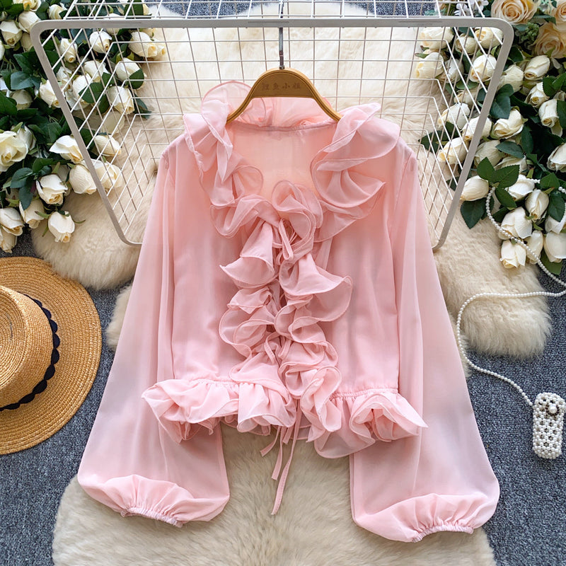Margaux Ruffled Chiffon Blouse 5