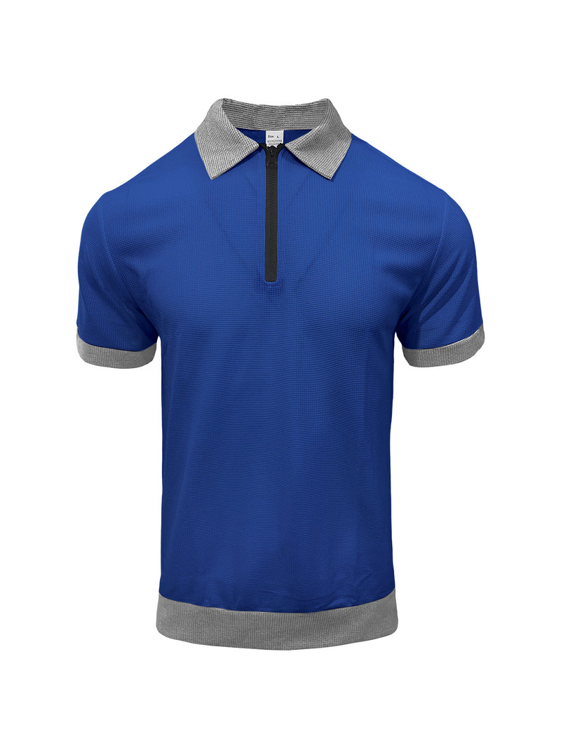 Half-Zip Lapel Polo 2