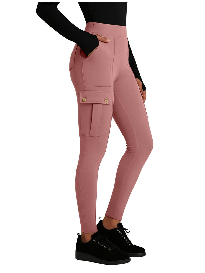 High Waist Active Pants | Hazel & June Red
