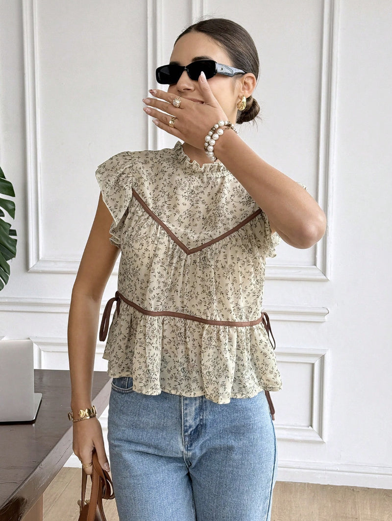 Fleur Floral Chiffon Blouse