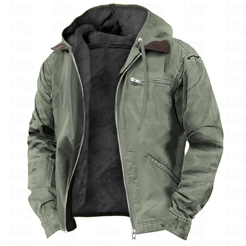 Dorian Fleece Zip Jacket — Light Green