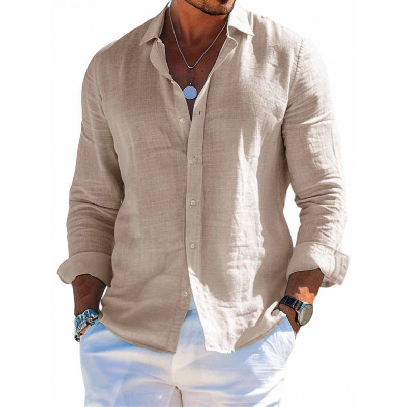 Mason Loose Long-Sleeve Shirt — SF9066