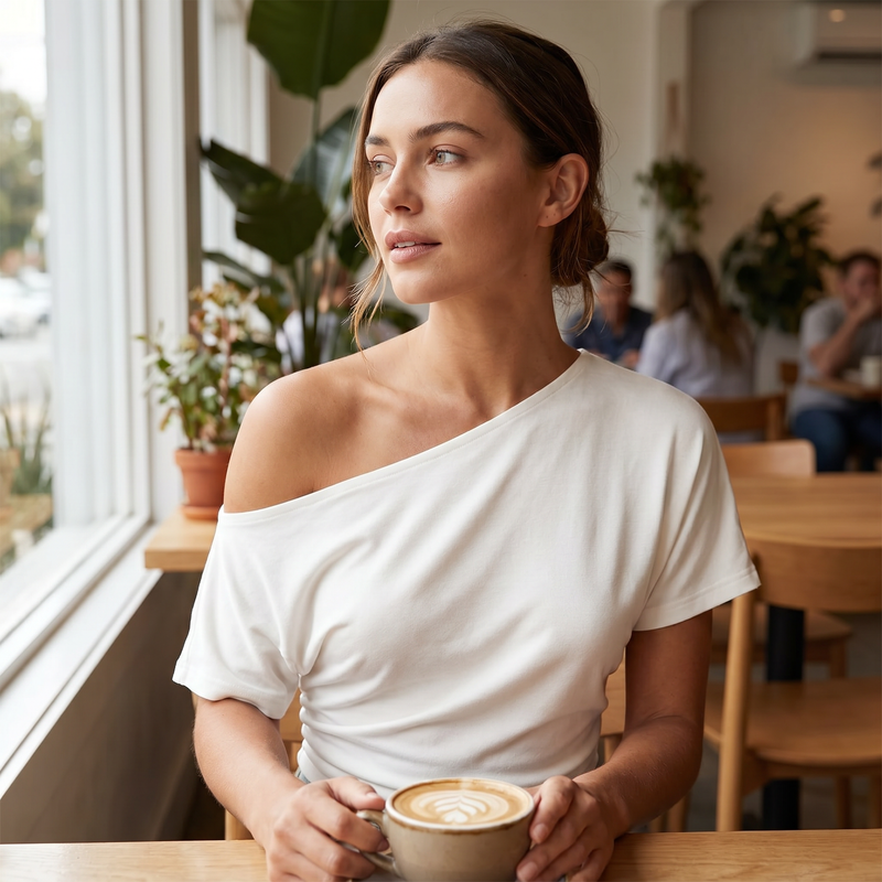 Livia Loose Summer Tee — lifestyle
