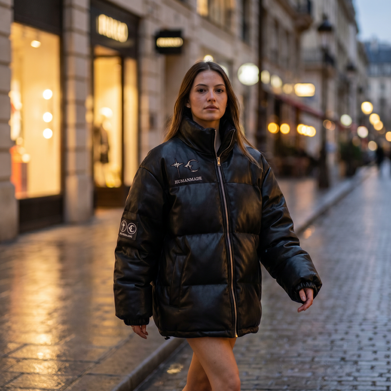 Nia Quilted Cotton Coat — lifestyle