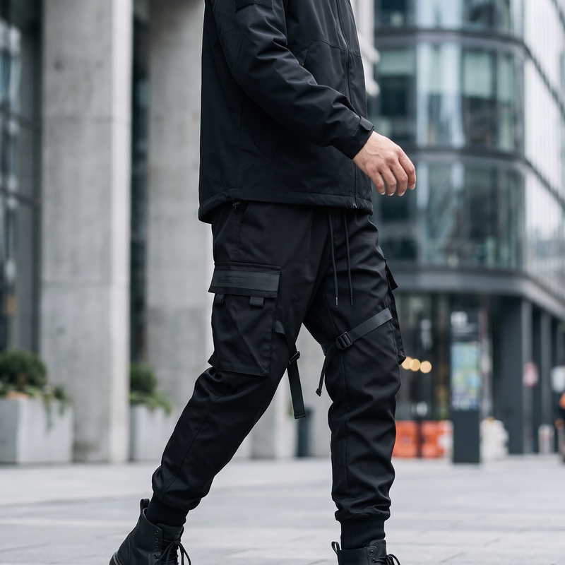 Luca Ribbon Cargo Joggers — lifestyle