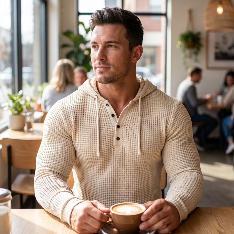 Ellis Waffle Long-Sleeve Tee — lifestyle