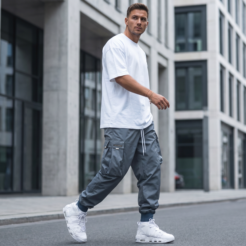 Atlas Multi-Pocket Cargo Pants — lifestyle