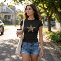 Camiseta de manga corta con cuello redondo Devine Star
