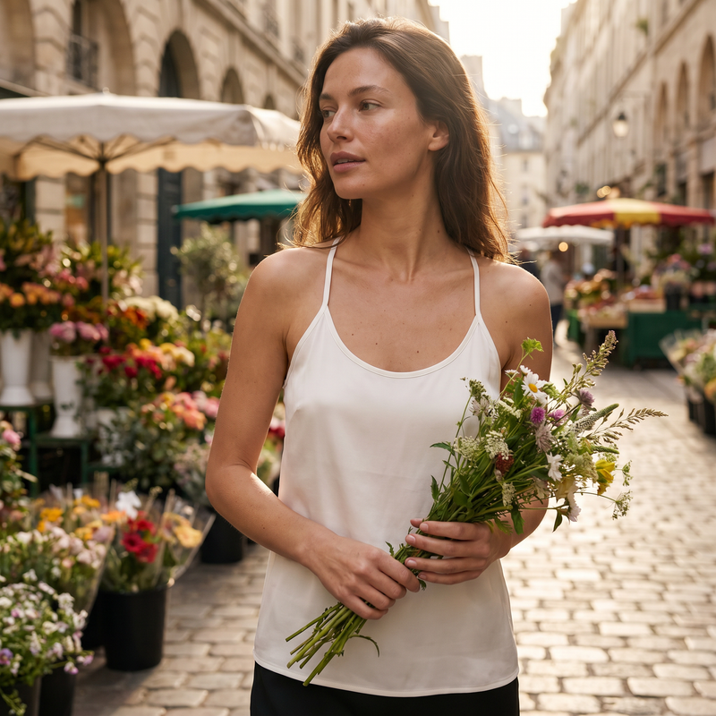 Scoop Neck Cami Top — lifestyle
