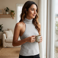 Turtleneck Sweater Vest