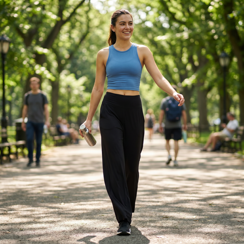 Flow Straight-Leg Yoga Pants — lifestyle