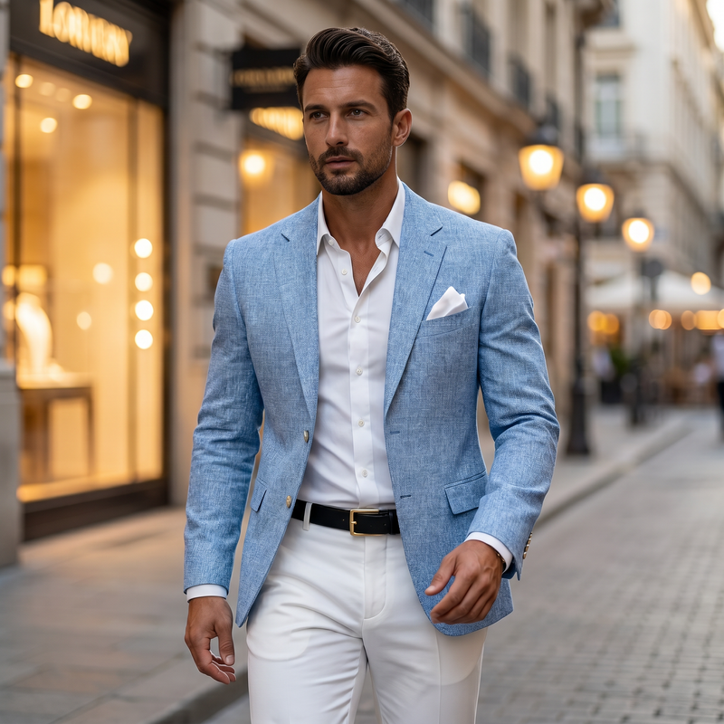 Hartfield Single-Breasted Blazer — lifestyle