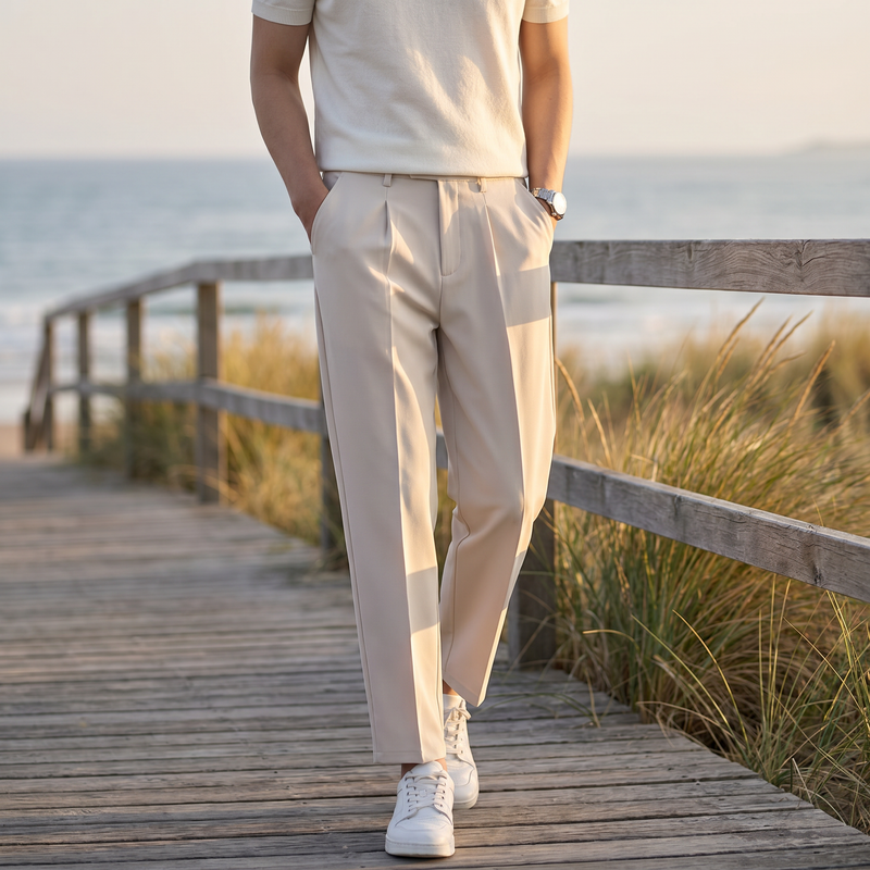 Cropped Tailored Trousers — lifestyle