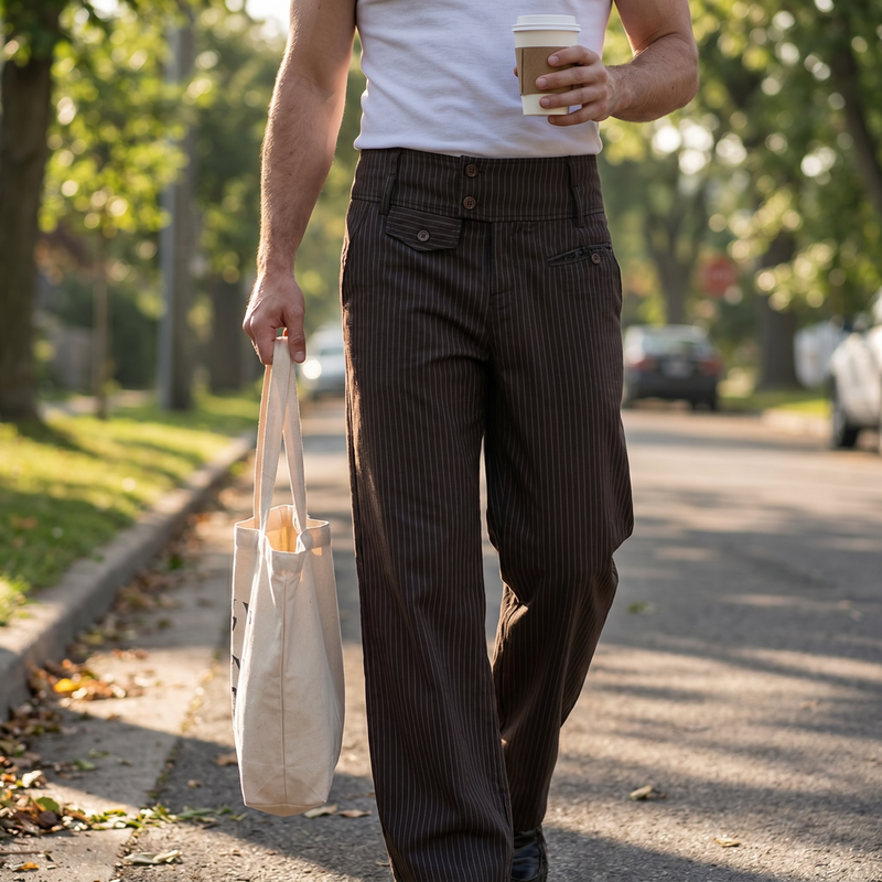 Drape Commuter Trousers — lifestyle