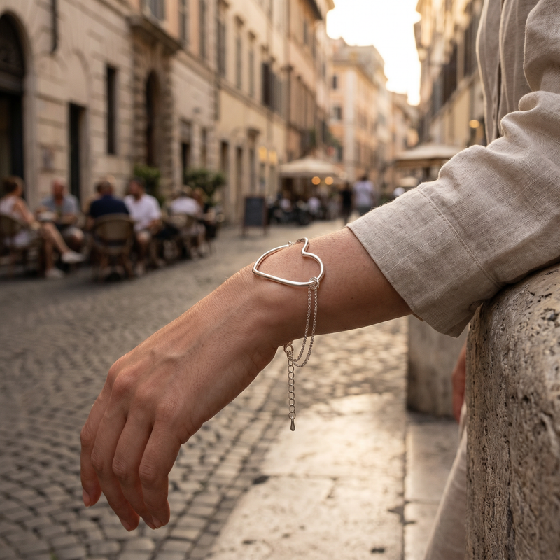 Esme Knot Bangle — lifestyle