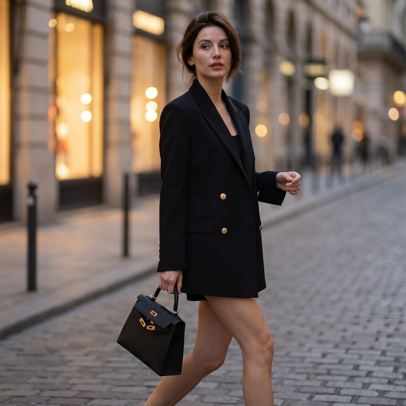 Margot Classic Coat — lifestyle