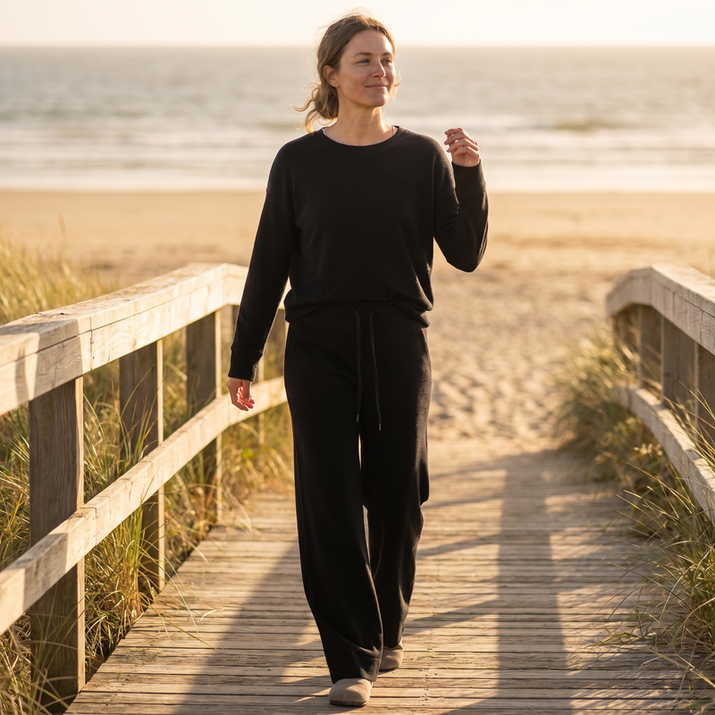 Iris Straight-Leg Modal Trousers — lifestyle
