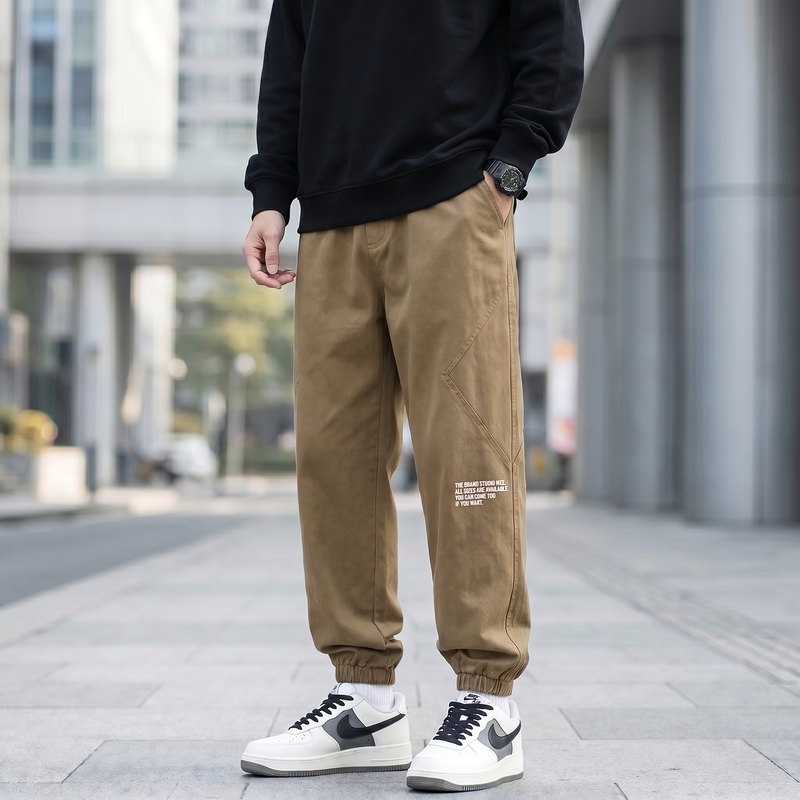 Men's Plus Size Relaxed Fit Jogger Pants — lifestyle